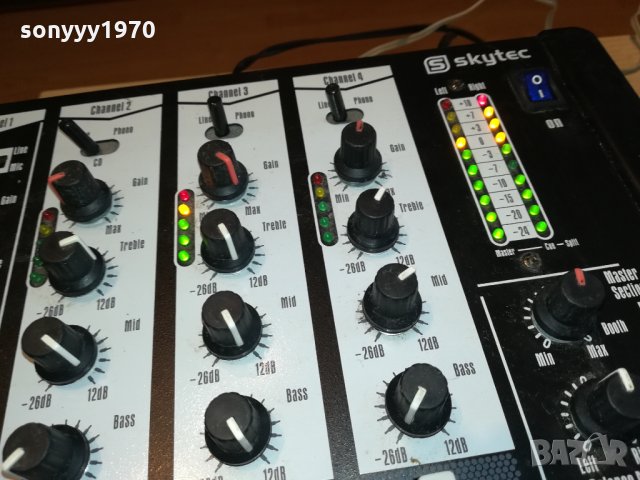 MIXER PREAMPLI EQUALIZER-GERMANY 2102221956, снимка 9 - Ресийвъри, усилватели, смесителни пултове - 35870356