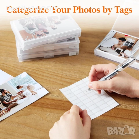 Кутия за съхранение на снимки Lifewit 18 вътрешни кутии, снимка 5 - Колекции - 53854548