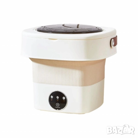 Мини сгъваема пералня с центрофуга – Компактна, мощна и идеална за всеки дом или пътуване - 12 литра, снимка 10 - Перални - 51977259