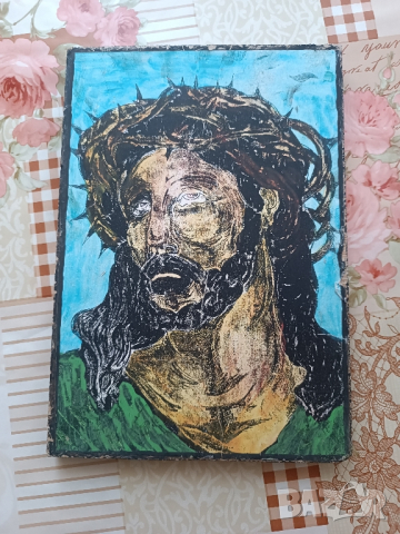 Икона Исус Христос , снимка 1