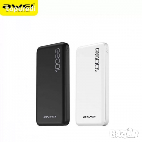 ВЪНШНА БАТЕРИЯ POWER BANK AWEI 10000MAH, снимка 2 - Външни батерии - 36072770