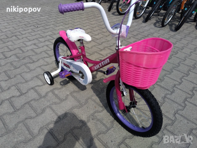 CROSS Велосипед 16" ULTRA LARISA розов, снимка 11 - Велосипеди - 53759444