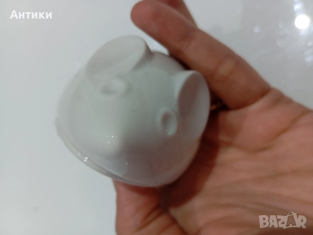 Стара порцеланова кутия за бижута маркирана , снимка 8 - Антикварни и старинни предмети - 52553717