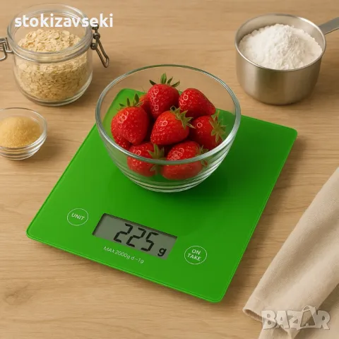 Кухненска везна Voltz, 5 кг., 2хААА батерии, LCD екран, снимка 1