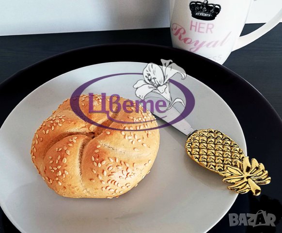 Нож за мазане с декоративен елемент-комплект от 2бр., снимка 4 - Прибори за хранене, готвене и сервиране - 40588630