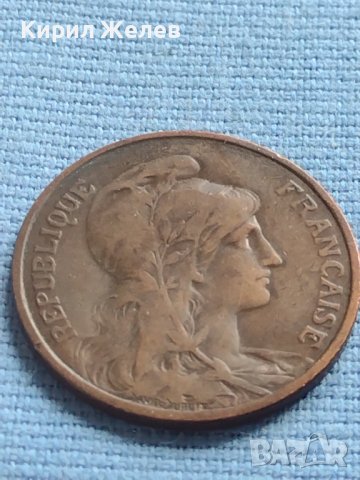 Рядка монета 5 сентима 1907г. Франция Трета република за КОЛЕКЦИОНЕРИ 30392, снимка 8 - Нумизматика и бонистика - 42685699