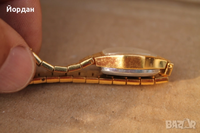 Дамски позлатен СССР часовник ''Луч'' , снимка 7 - Дамски - 52630542