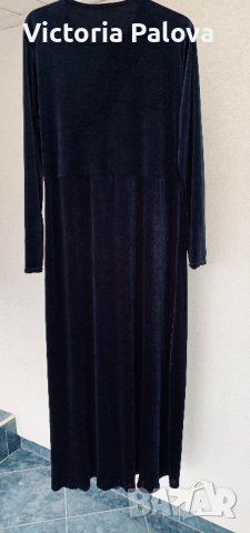 Дълга рокля тренд кадифе Франция, снимка 15 - Рокли - 39551319