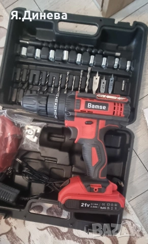 Винтоверт Bamse 21v, снимка 4 - Винтоверти - 53406379