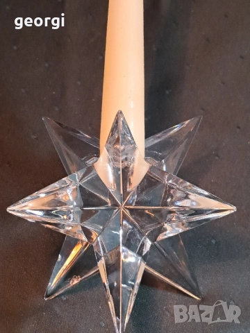 стъклен свещник Rosenthal 29/2, снимка 5 - Декорация за дома - 52078948