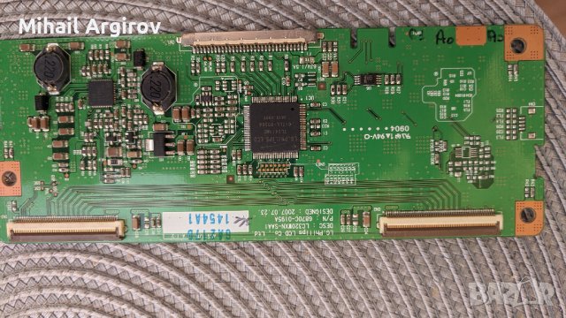 T-CON BOARD /ТИКОНИ/ ПЛАТКИ ПАНГЮРИЩЕ-1.5/V.15 43UHD TM120 VER0.4/ 6870C-0552A, снимка 1