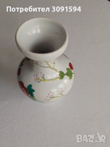 Стара ваза порцелан , снимка 8 - Антикварни и старинни предмети - 40896118