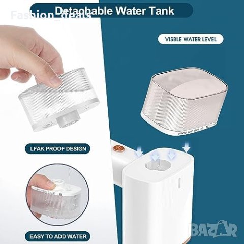 Нов Уред за пара дрехи бързо гладене Параход Стиймър Ютия пътуване, снимка 4 - Ютии - 42185468