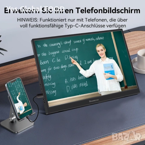 14" Touch монитор 1920x1200 IPS 100% sRGB, снимка 7 - Монитори - 53628640