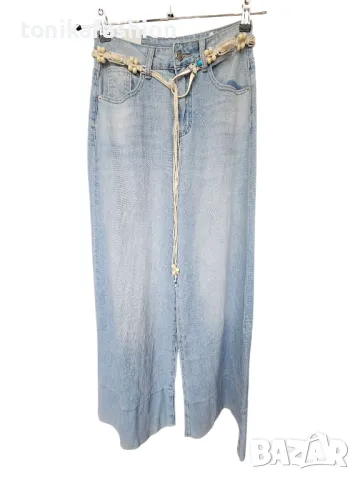 Дънки широк крачол , снимка 5 - Дънки - 50039140