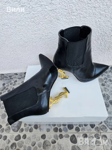 Боти YSL номер 35- 36, снимка 4 - Дамски боти - 56376335