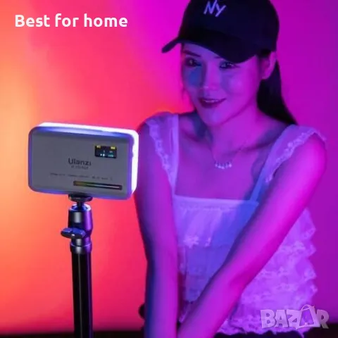 ULANZI VL120 Професионална  RGB LED видео светлина, снимка 8 - Светкавици, студийно осветление - 49604981