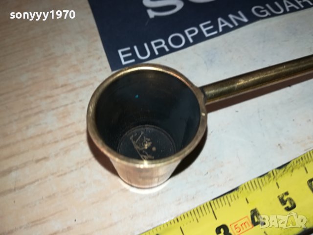 ГАСАЧ ЗА СВЕЩИ-МЕД МЕСИНГ 1007231939, снимка 8 - Антикварни и старинни предмети - 41509859