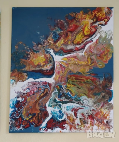 Авторски картини акрил 30/40 см, снимка 5 - Други - 33656781