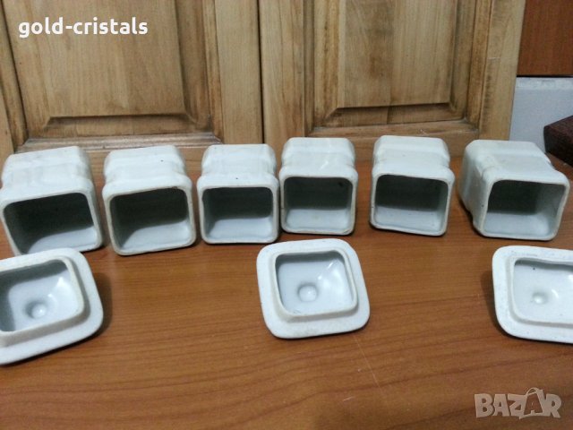 Стар български порцелан буркани за подправки, снимка 6 - Антикварни и старинни предмети - 35871168