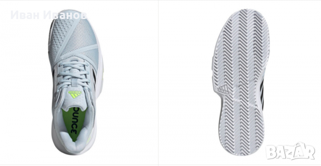 маратонки за тенис Adidas Courtjam Bounce CLAY  номер 37,5-38 , снимка 5 - Маратонки - 36288933