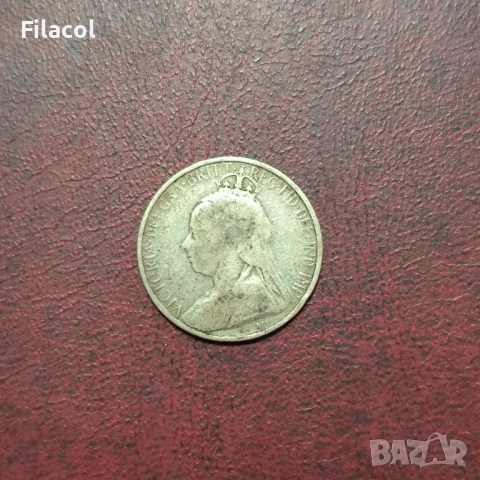 Кипър 4½ пиастъра 1901 г. Кралица Виктория, снимка 2 - Нумизматика и бонистика - 52865419