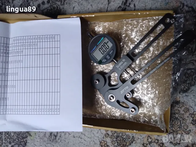 Електронен измерител на напрежение на спици ZTTO TC-02, снимка 1 - Части за велосипеди - 47951974