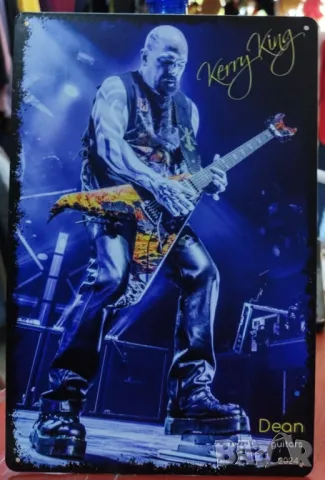 Kerry King-метална табела(плакет), снимка 2 - Китари - 47796561
