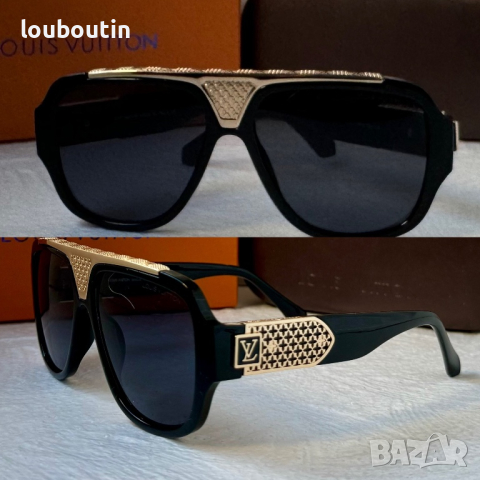 Louis Vuitton висок клас 1:1 мъжки слънчеви очила, снимка 1 - Слънчеви и диоптрични очила - 44827608
