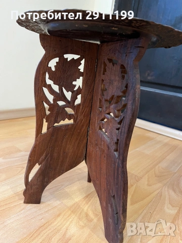 Стара арабска мини маса, снимка 3 - Антикварни и старинни предмети - 53847572