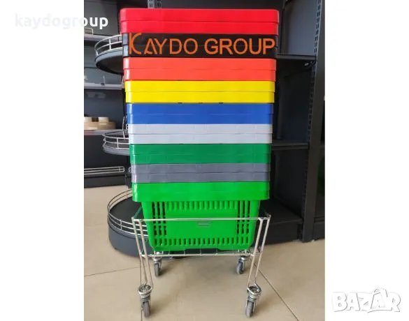 Промоция! Кошница за пазаруване - оранжева 22л, търговско оборудване!, снимка 2 - Оборудване за магазин - 35966331