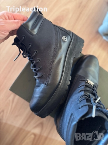 Timberland Lyonsdale 6 in boot black full grain 41.5, снимка 6 - Дамски боти - 52376956