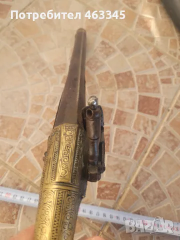Арнаутски пистолет, пищов, кремъклия, евзалия, снимка 11 - Антикварни и старинни предмети - 48088512
