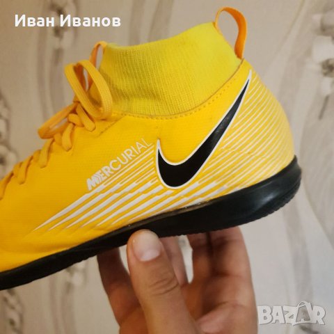 футболни обувки NIKE MERCURIAL SUPERFLY 7 ACADEMY IC  номер 37,5-38, снимка 11 - Футбол - 35653033