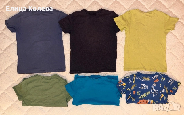 Лот детски тениски 6 г, снимка 2 - Детски тениски и потници - 53377356