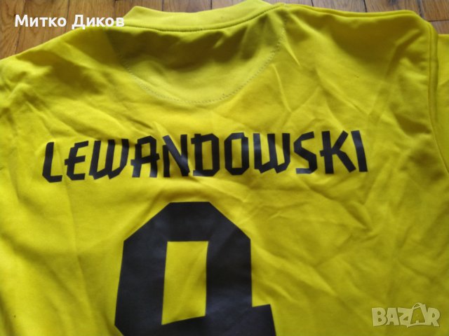 Борусия Дортмунд футболна тениска №9 Левандовски размер М, снимка 6 - Футбол - 41424344