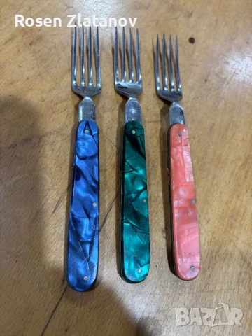 Сгъваеми вилици П.Денев 120лв за трите, снимка 2 - Прибори за хранене, готвене и сервиране - 50842321
