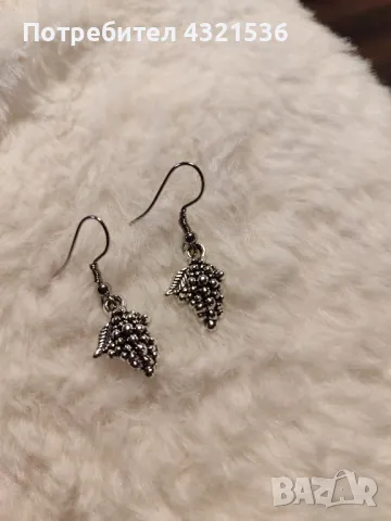 Обеци с грозде., снимка 2 - Обеци - 48269653