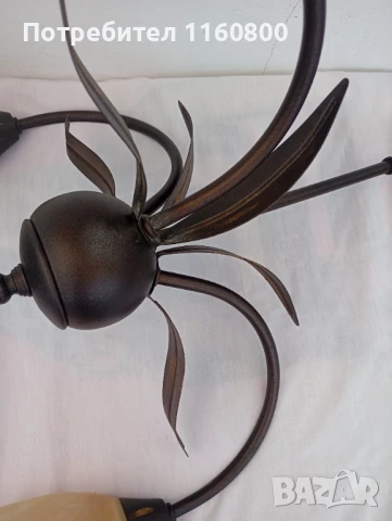 Стар метален полилей, снимка 5 - Полилеи - 50936259