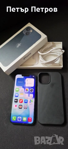 iPhone 13  85% Battery 128GB Midnight ПЪЛЕН КОМПЛЕКТ-БЕЗУПРЕЧНО ТОП СЪСТОЯНИЕ!