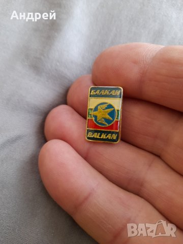 Значка БГА Балкан,Balkan, снимка 2 - Други ценни предмети - 33983230