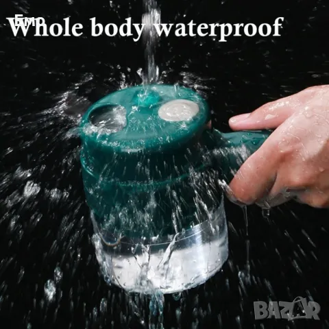 Комплект ръчна електрическа резачка за зеленчуци 4 в 1 - Gatling, снимка 3 - Аксесоари за кухня - 48422634