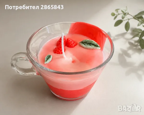 Ръчно изработена ароматна свещ