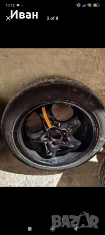 Джанти Rial 17" 5x120 8J с гуми, снимка 3 - Гуми и джанти - 53471326