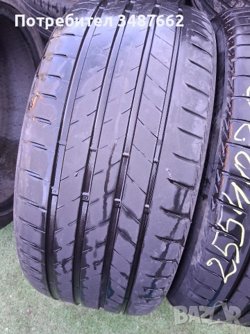 255 40 20 BRIDGESTONE 2бр летни дот 2022г , снимка 3 - Гуми и джанти - 53659864