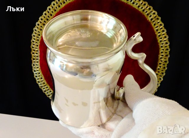 Посребрена чаша,халба Sheffield England. , снимка 6 - Антикварни и старинни предмети - 41694874