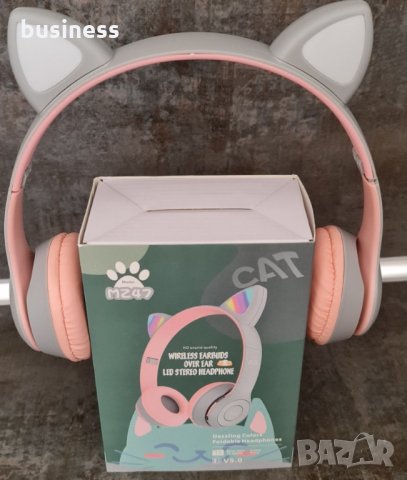 Детски забавни Bluetooth слушалки с ушички, снимка 4 - Други - 35683353