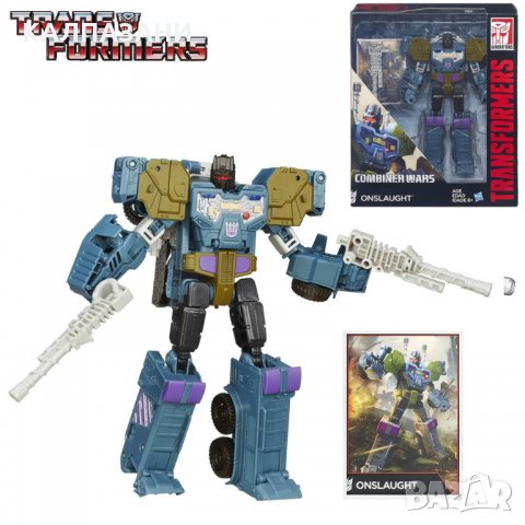 Transformers GENERATIONS VOYAGER - Трансформър Onslaught B0975, снимка 2 - Фигурки - 36023611