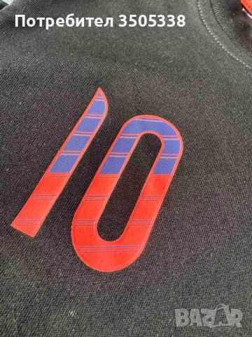Детска Футболна фланелка ADIDAS MESSI 10 Black kids 8-10 г., снимка 10 - Детски тениски и потници - 51552404