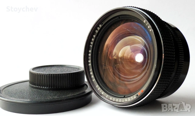 Обектив Carl Zeiss Jena MC Flektogon 20mm f/2.8, снимка 3 - Обективи и филтри - 53051546